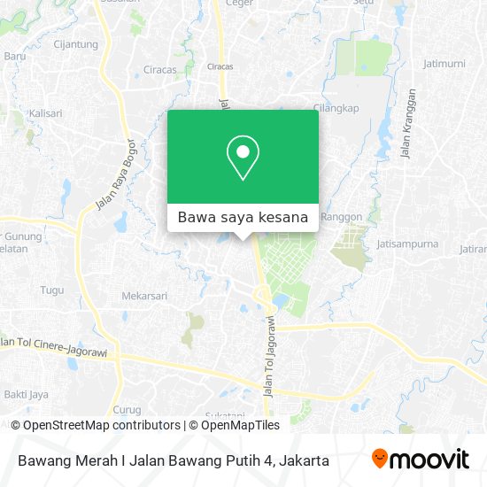 Peta Bawang Merah I Jalan Bawang Putih 4
