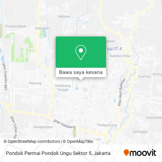 Peta Pondok Permai Pondok Ungu Sektor 5