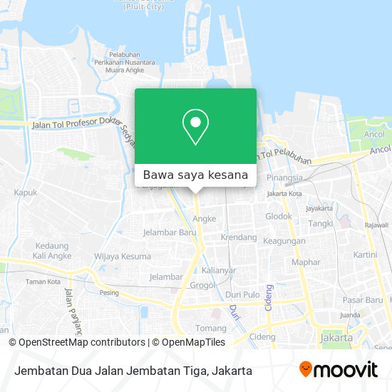 Peta Jembatan Dua Jalan Jembatan Tiga