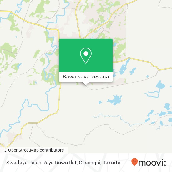 Peta Swadaya Jalan Raya Rawa Ilat, Cileungsi