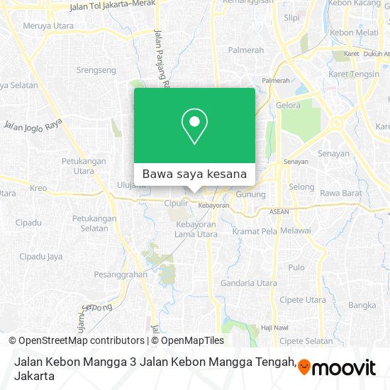 Peta Jalan Kebon Mangga 3 Jalan Kebon Mangga Tengah