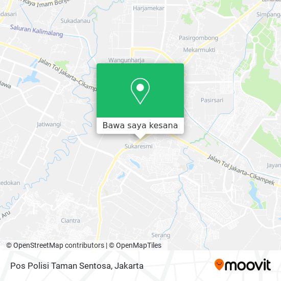 Peta Pos Polisi Taman Sentosa