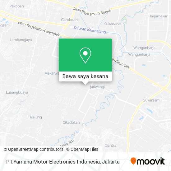 Peta PT.Yamaha Motor Electronics Indonesia
