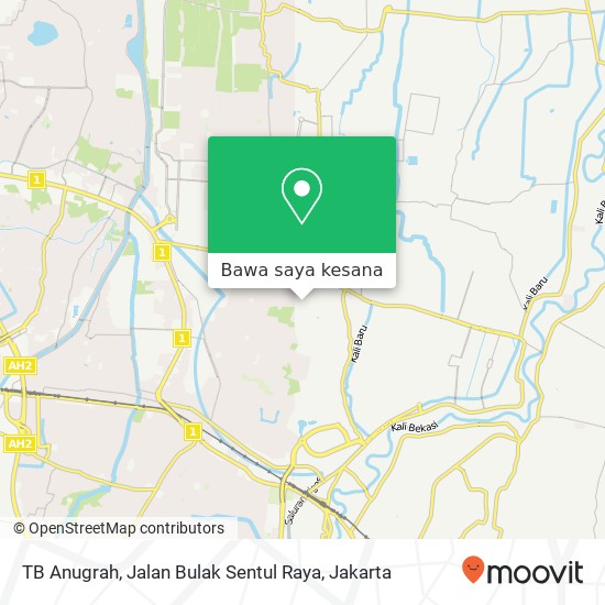 Peta TB Anugrah, Jalan Bulak Sentul Raya