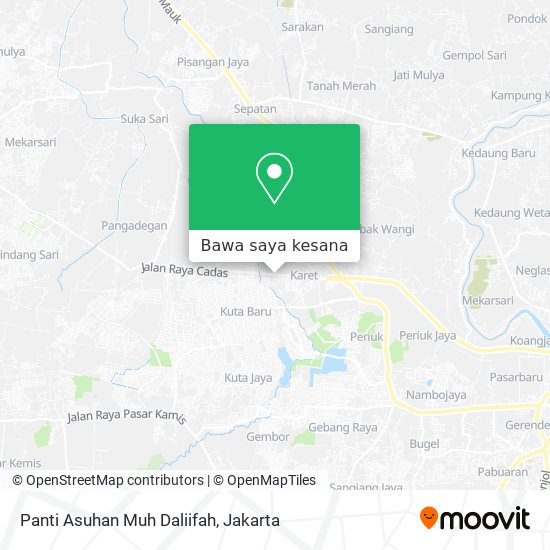 Peta Panti Asuhan Muh Daliifah