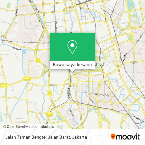 Peta Jalan Taman Bengtel Jalan Barat