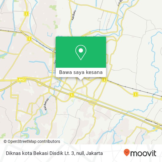 Peta Diknas kota Bekasi Disdik Lt. 3, null