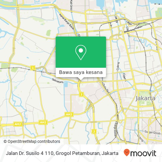 Peta Jalan Dr. Susilo 4 110, Grogol Petamburan