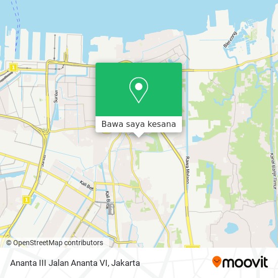 Peta Ananta III Jalan Ananta VI