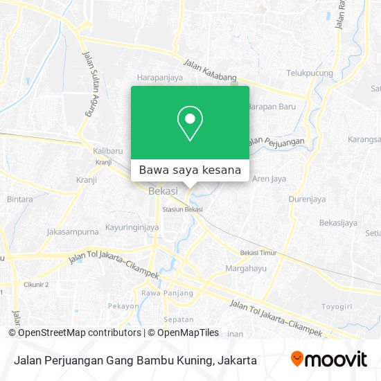 Peta Jalan Perjuangan Gang Bambu Kuning