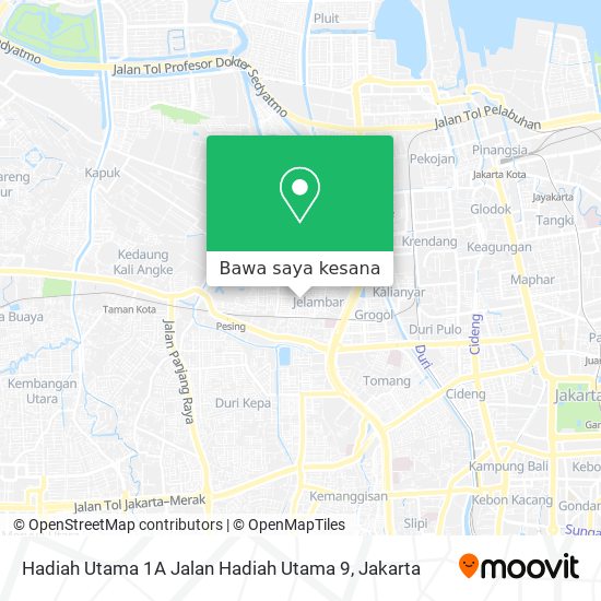 Peta Hadiah Utama 1A Jalan Hadiah Utama 9