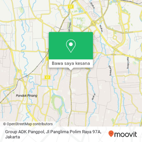 Peta Group ADK Pangpol, Jl Panglima Polim Raya 97A