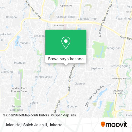 Peta Jalan Haji Saleh Jalan II