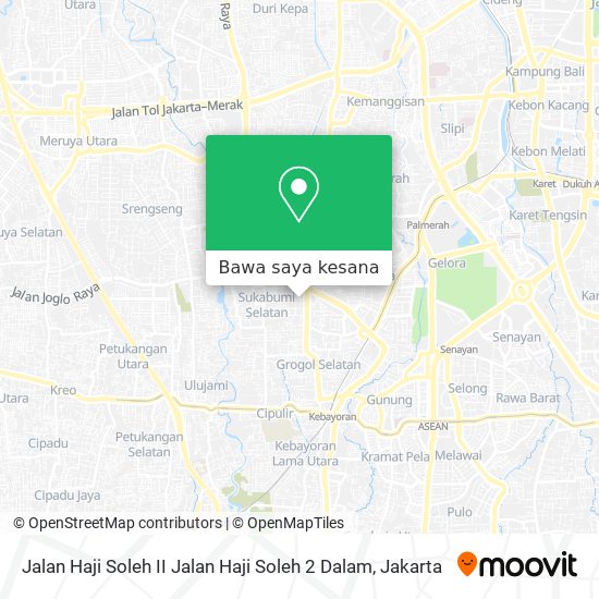 Peta Jalan Haji Soleh II Jalan Haji Soleh 2 Dalam