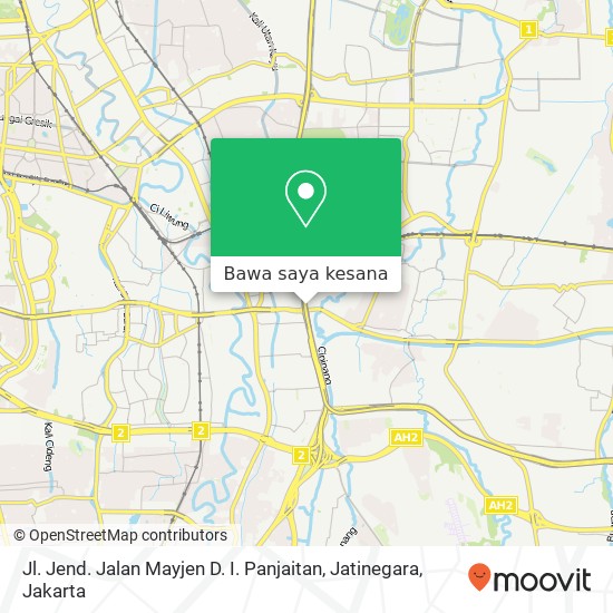 Peta Jl. Jend. Jalan Mayjen D. I. Panjaitan, Jatinegara