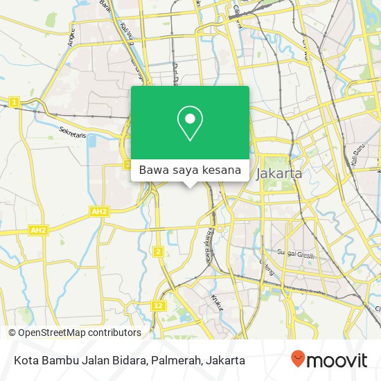 Peta Kota Bambu Jalan Bidara, Palmerah