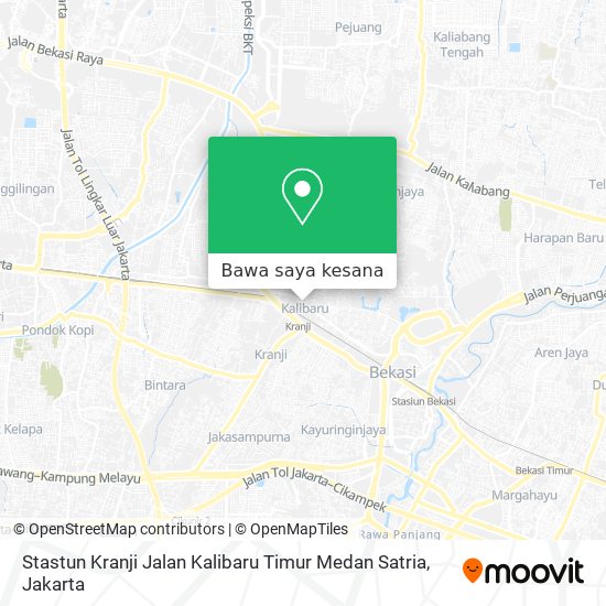 Peta Stastun Kranji Jalan Kalibaru Timur Medan Satria