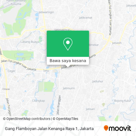 Peta Gang Flamboyan Jalan Kenanga Raya 1