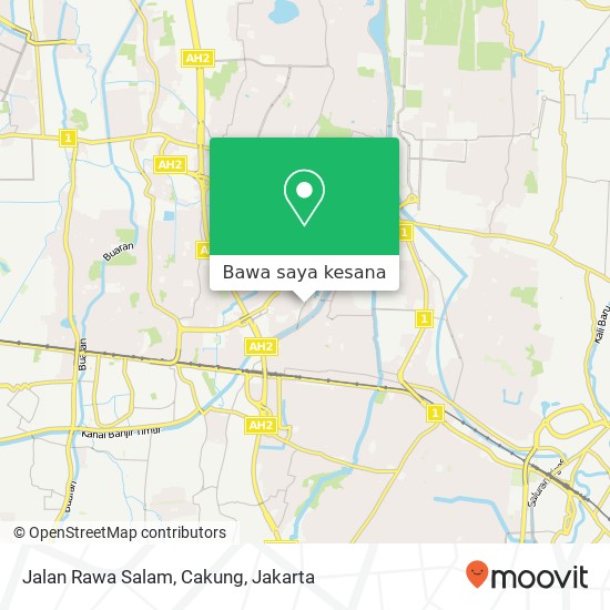 Peta Jalan Rawa Salam, Cakung
