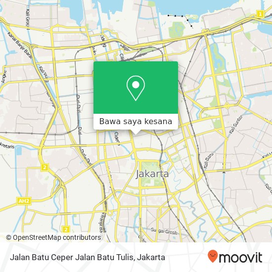 Peta Jalan Batu Ceper Jalan Batu Tulis