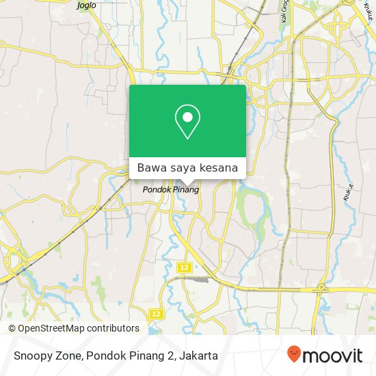 Peta Snoopy Zone, Pondok Pinang 2