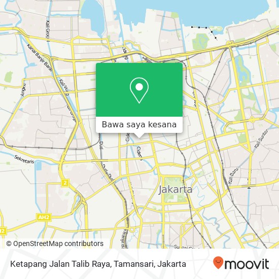 Peta Ketapang Jalan Talib Raya, Tamansari