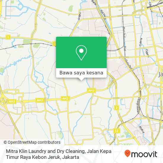 Peta Mitra Klin Laundry and Dry Cleaning, Jalan Kepa Timur Raya Kebon Jeruk