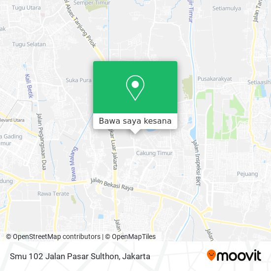 Peta Smu 102 Jalan Pasar Sulthon