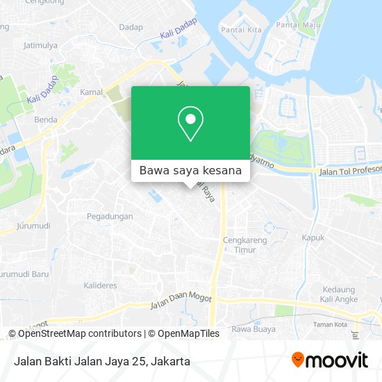 Peta Jalan Bakti Jalan Jaya 25