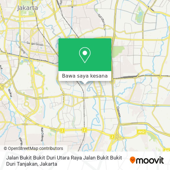 Peta Jalan Bukit Bukit Duri Utara Raya Jalan Bukit Bukit Duri Tanjakan