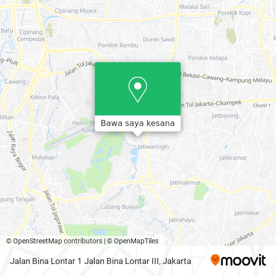 Peta Jalan Bina Lontar 1 Jalan Bina Lontar III