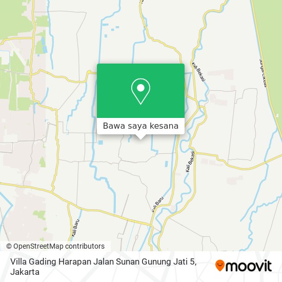 Peta Villa Gading Harapan Jalan Sunan Gunung Jati 5