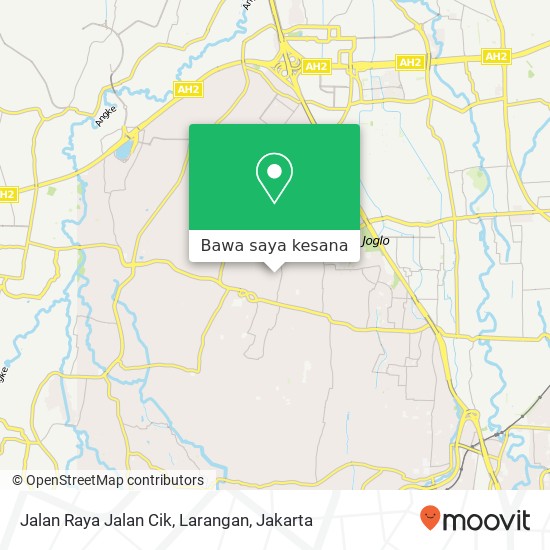 Peta Jalan Raya Jalan Cik, Larangan