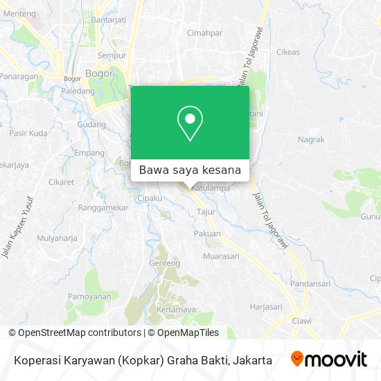 Peta Koperasi Karyawan (Kopkar) Graha Bakti