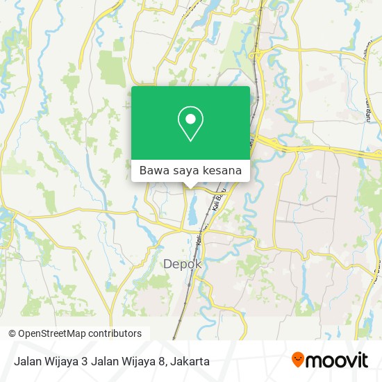 Peta Jalan Wijaya 3 Jalan Wijaya 8