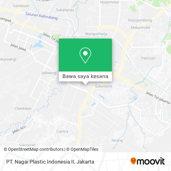Peta PT. Nagai Plastic Indonesia II