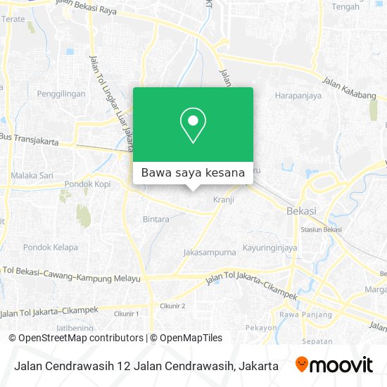 Peta Jalan Cendrawasih 12 Jalan Cendrawasih
