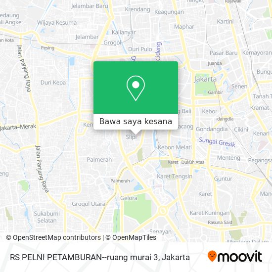 Peta RS PELNI PETAMBURAN--ruang murai 3