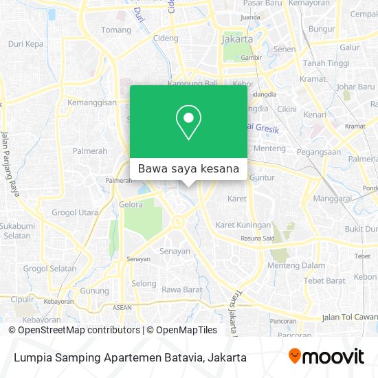 Peta Lumpia Samping Apartemen Batavia