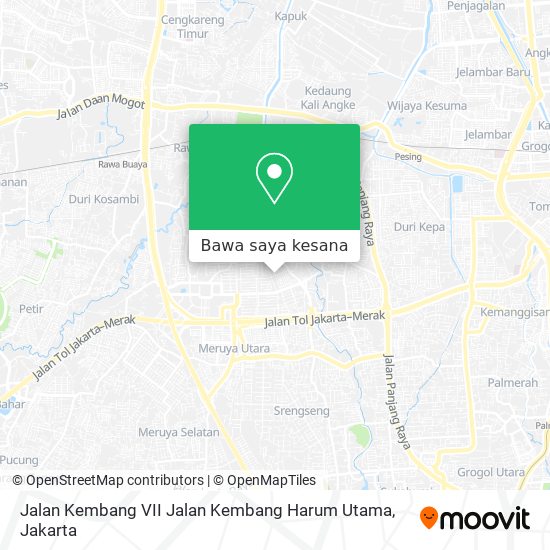 Peta Jalan Kembang VII Jalan Kembang Harum Utama