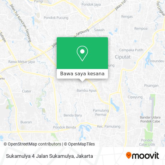 Peta Sukamulya 4 Jalan Sukamulya