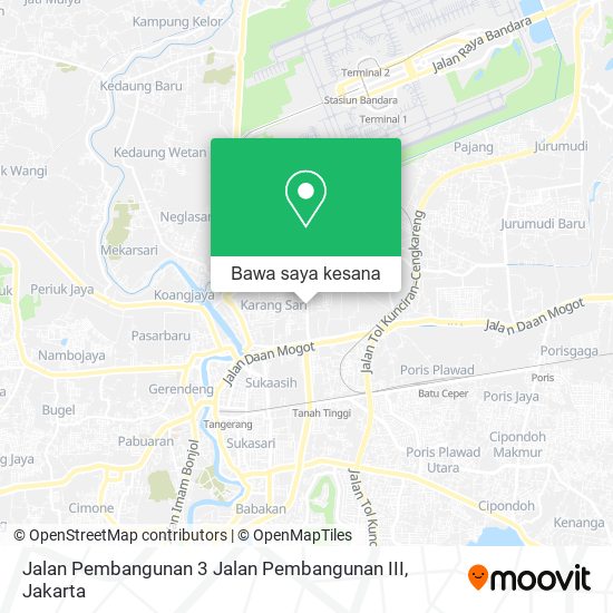 Peta Jalan Pembangunan 3 Jalan Pembangunan III