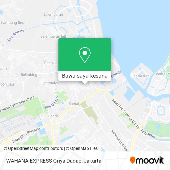 Peta WAHANA EXPRESS Griya Dadap