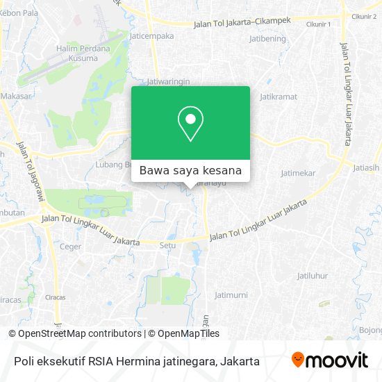 Peta Poli eksekutif RSIA Hermina jatinegara