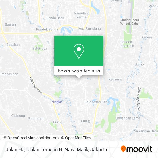 Peta Jalan Haji Jalan Terusan H. Nawi Malik