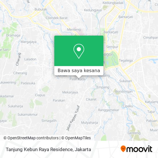 Peta Tanjung Kebun Raya Residence