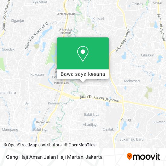 Peta Gang Haji Aman Jalan Haji Martan