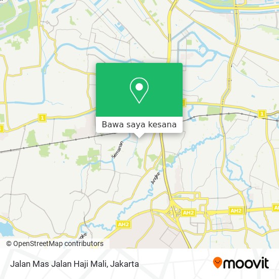 Peta Jalan Mas Jalan Haji Mali