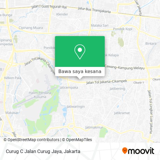 Peta Curug C Jalan Curug Jaya