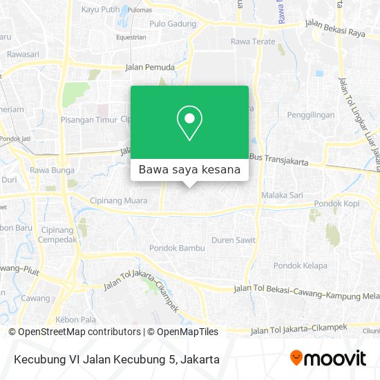 Peta Kecubung VI Jalan Kecubung 5